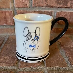 Clay Art Frenchie w/ a Monocle Coffee Mug